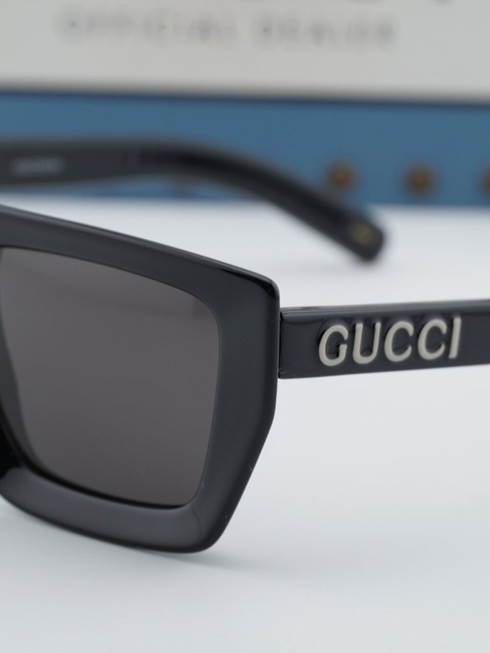 Gucci GG1723S 001 Square Sunglasses - Black\Grey - Picture 2 of 11